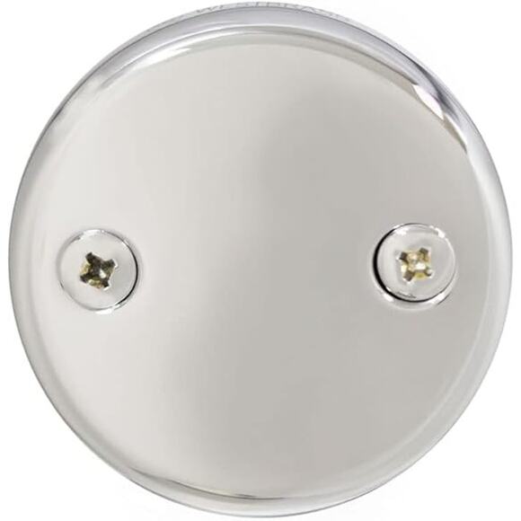 NWT Westbrass D93K-26 Tip-Toe Strainer Drain Polished Chrome 2-Hole Faceplate - Picture 3 of 4
